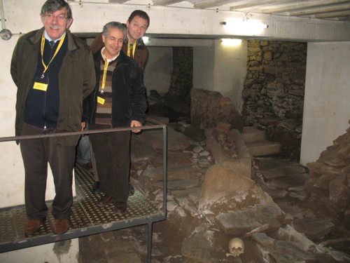 Visita ás escavacións da catedral de Santiago de Compostela. XVIII